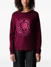 Lola Casademunt Logo-embossed Sweater In Red | ModeSens