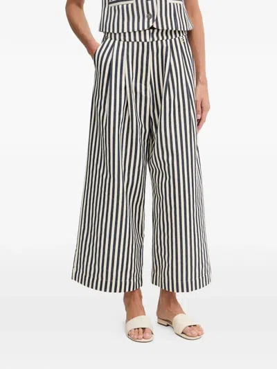 Lola Casademunt Stripe-pattern Pleated Trousers In Multi