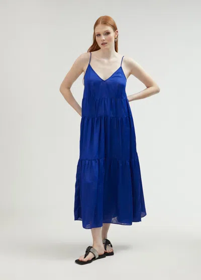 Lola Casademunt Women's Dress  Ls2516058-azz Long In Light Blue