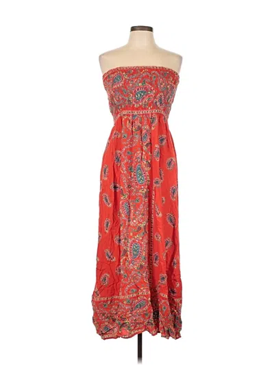 Pre-owned Lola Casual Dress In Red