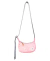 Lola Crescent Small Moon Bag In Pink