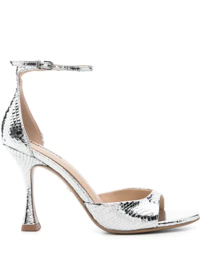 Lola Cruz 100m Kumala Sandals In Silver