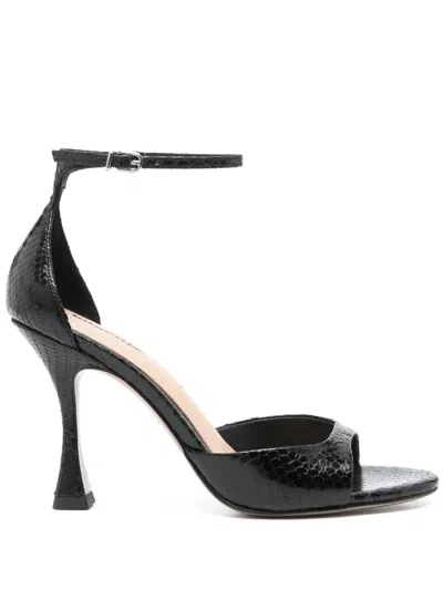 Lola Cruz 100mm Kumala Sandals In Schwarz