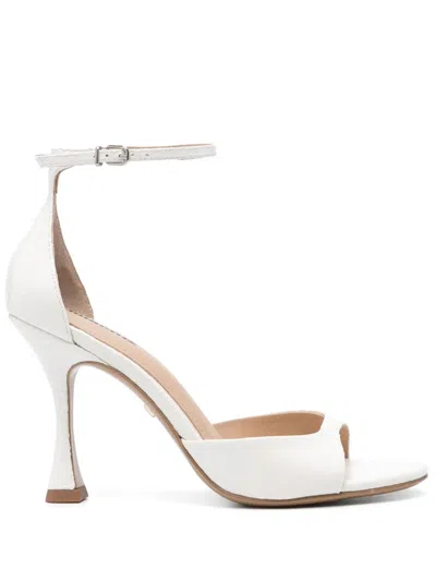 Lola Cruz 100mm Kumala Sandals In White