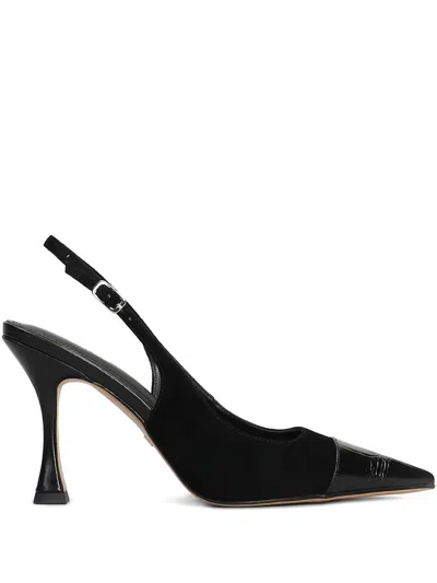 LOLA CRUZ 100MM POINTED TOE SLINGBACK PUMPS