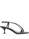 Lola Cruz Liberty Heel 55 Sandals In Black