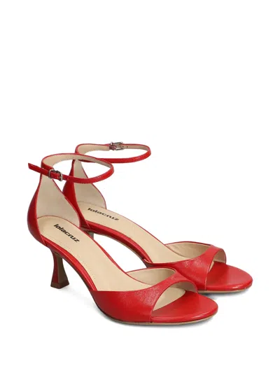 Lola Cruz 65mm Kumala Sandals In Red