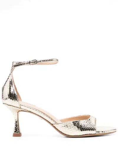 LOLA CRUZ 65MM LEATHER SANDALS