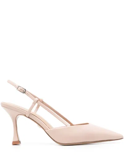 Lola Cruz 75mm Carmen Slingback Pumps In Pink