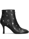 Lola Cruz 85mm Aureline Stiletto-heel Boots In Black
