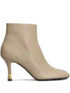 Lola Cruz 85mm Elise Boots In Neutral