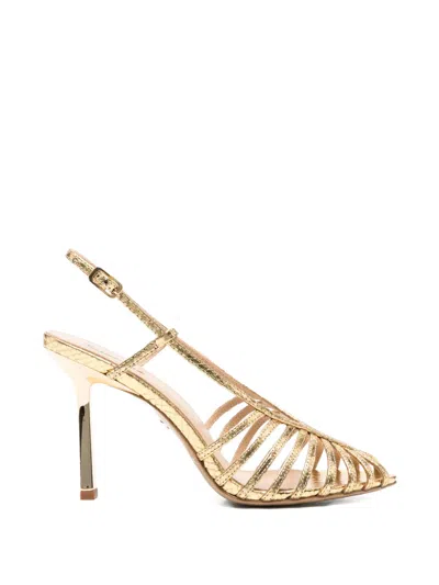 Lola Cruz Agata Sandals In Gold