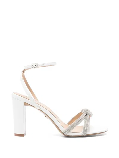 Lola Cruz Alice Sandals In White