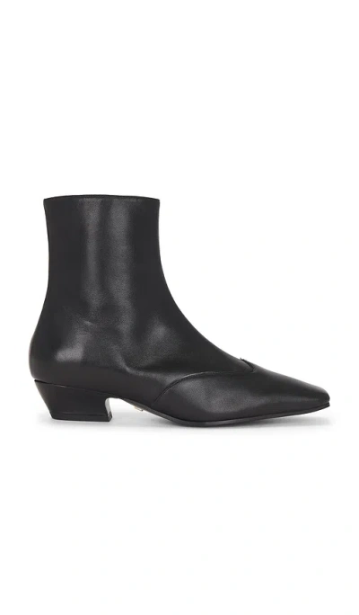 Lola Cruz Ankle Bootie In Black
