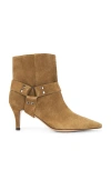 Lola Cruz Ankle Bootie In Brown