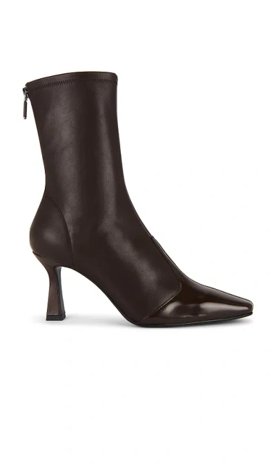 Lola Cruz Ankle Bootie In Brown