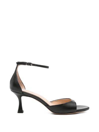 Lola Cruz Ankle-strap Sandals In Black