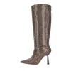 Lola Cruz Boots Grey In Grigio Neri E Grigi