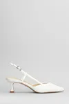 Lola Cruz Carmen Pump 85 Pumps In White Leather In White