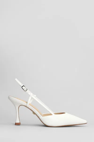 Lola Cruz Carmen Pump 85 Pumps In White Leather
