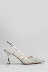 Lola Cruz Carmen Pump 85 Pumps In Silver