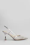 Lola Cruz Carmen Pump 85 Pumps In Silver