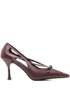 Lola Cruz Cut-out Heeled Pumps In Multi