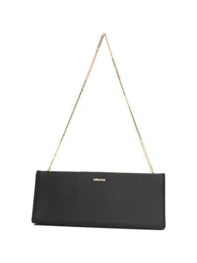 Lola Cruz Écla Chain Clutch Bag In Black