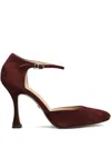 Lola Cruz Elane Ankle-strap Pumps In Brown