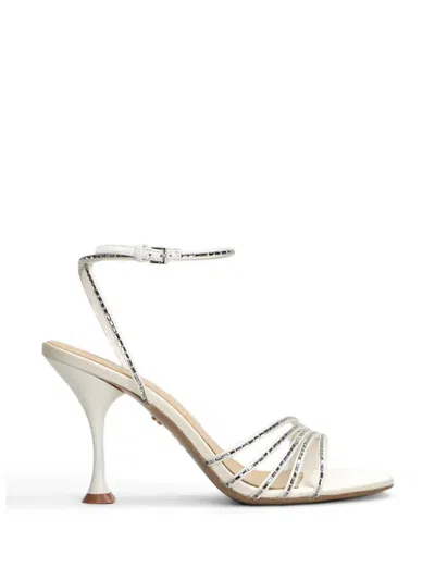 Lola Cruz Emma Heeled Sandals In White