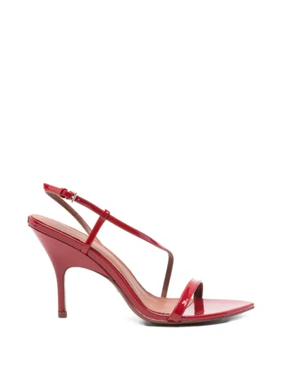 Lola Cruz Francesca Sandals In Red