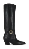 Lola Cruz Knee High Boot In Black