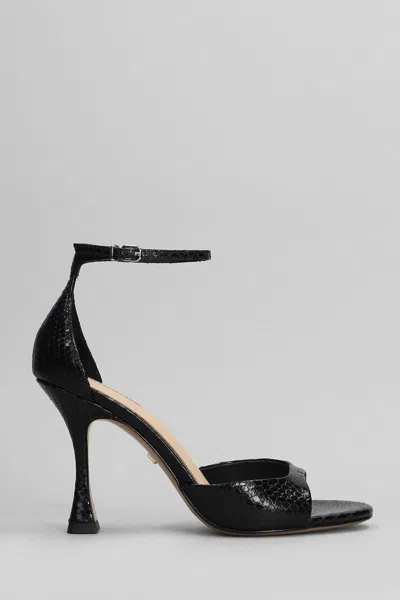 Lola Cruz Kumala 95 Sandals In Black