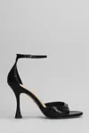 Lola Cruz Kumala 95 Sandals In Black Leather In Black