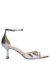 Lola Cruz Kumala Heel Sandals In Argento