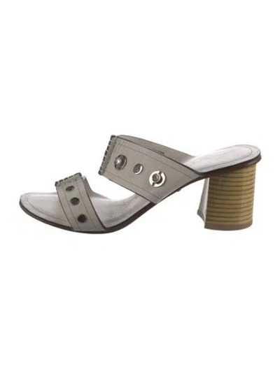 Pre-owned Lola Cruz Leather Sandals In Multicolor