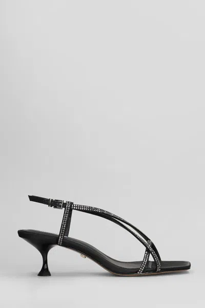 Lola Cruz Liberty Heel 55 Sandals In Black