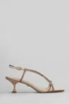 Lola Cruz Liberty Heel 55 Sandals In Powder