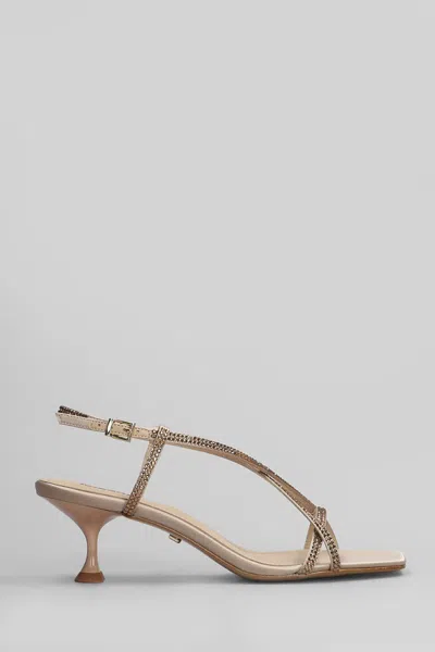 Lola Cruz Liberty Heel 55 Sandals In Powder