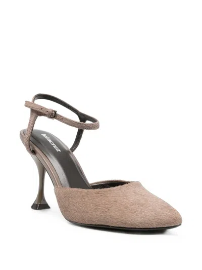 Lola Cruz Nami Heeled Pumps In Brown