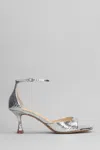 Lola Cruz Kumala Heel Sandals In Silver