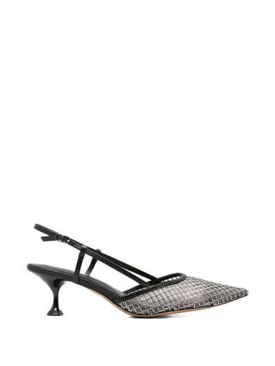 Lola Cruz Ruby Slingback Pumps In Black