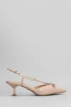 Lola Cruz Carmen Pump 85 Pumps In Powder Leather In White