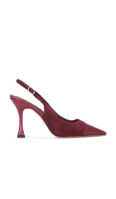 Lola Cruz Slingback Pump In Burgundy