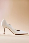Lola Cruz Wavy Pumps In White