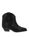 Lola Cruz Woman Ankle Boots Black Size 7 Leather In Black