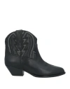 Lola Cruz Woman Ankle Boots Black Size 8 Leather