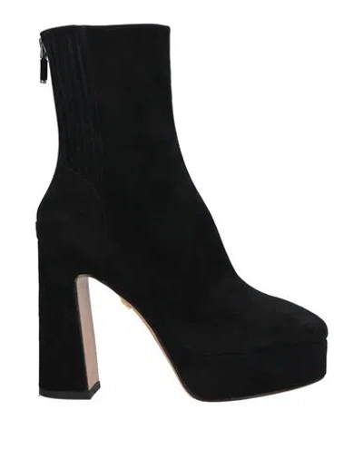 Lola Cruz Woman Ankle Boots Black Size 8 Soft Leather In Black