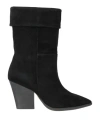 Lola Cruz Woman Ankle Boots Black Size 8 Soft Leather