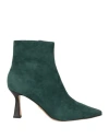 Lola Cruz Woman Ankle Boots Deep Jade Size 8 Soft Leather In Green